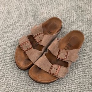 Suede Birkenstocks